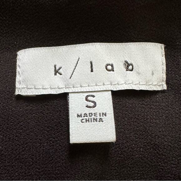 K/Lab Dress Navy Blue Sequins V-Neck Sleeveless Party Midi Dress Size Small - Picture 2 of 12